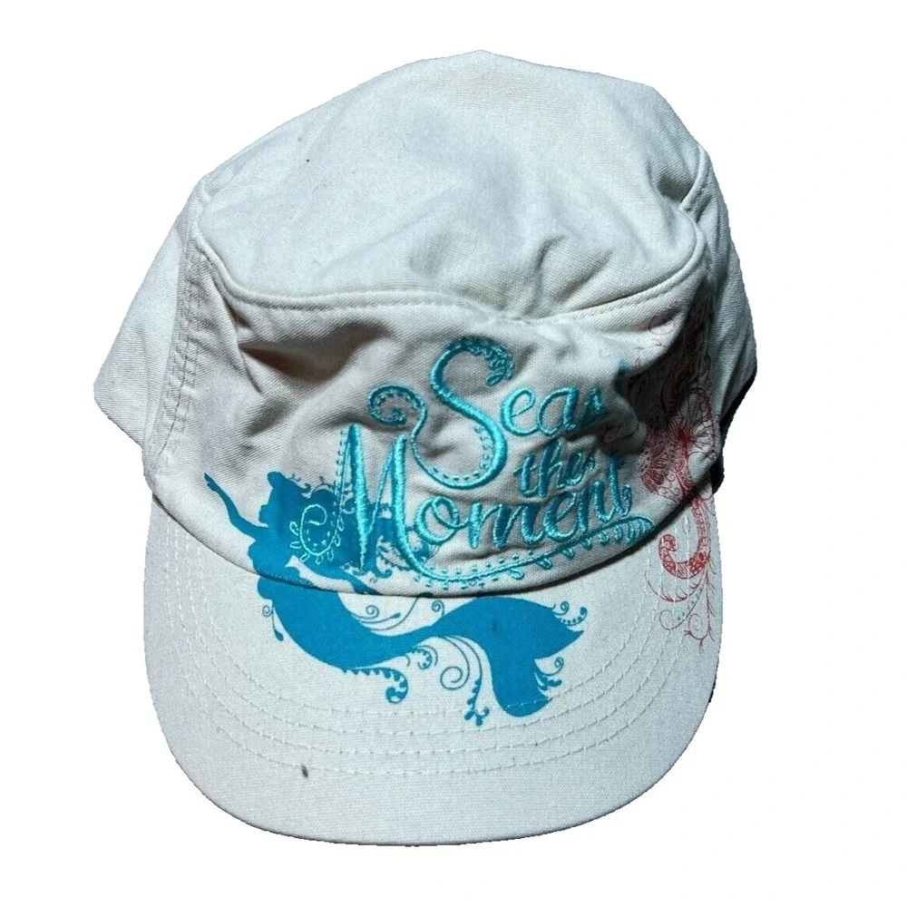 Disney Hat Womens Seas‎ the Moment Strapback Cap Disneyland Cadet Army Beige
